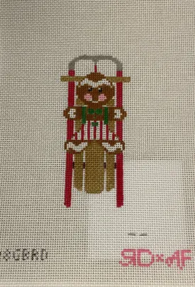 * Anne Fisher/ Rachel Donley Collaboration RDGBB Gingerbread Boy Sled