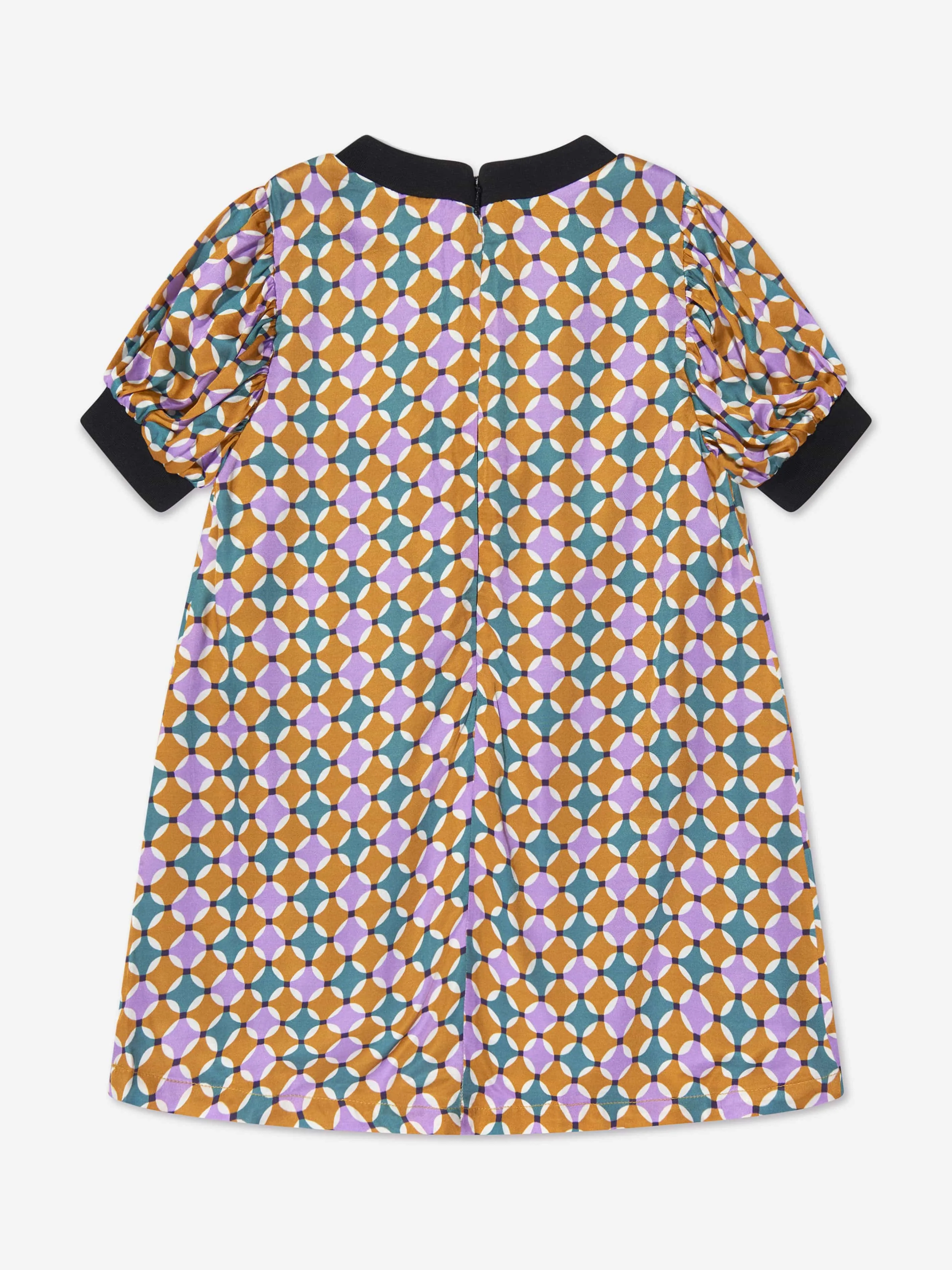 Aigner Girls Patterned Dress in Yellow