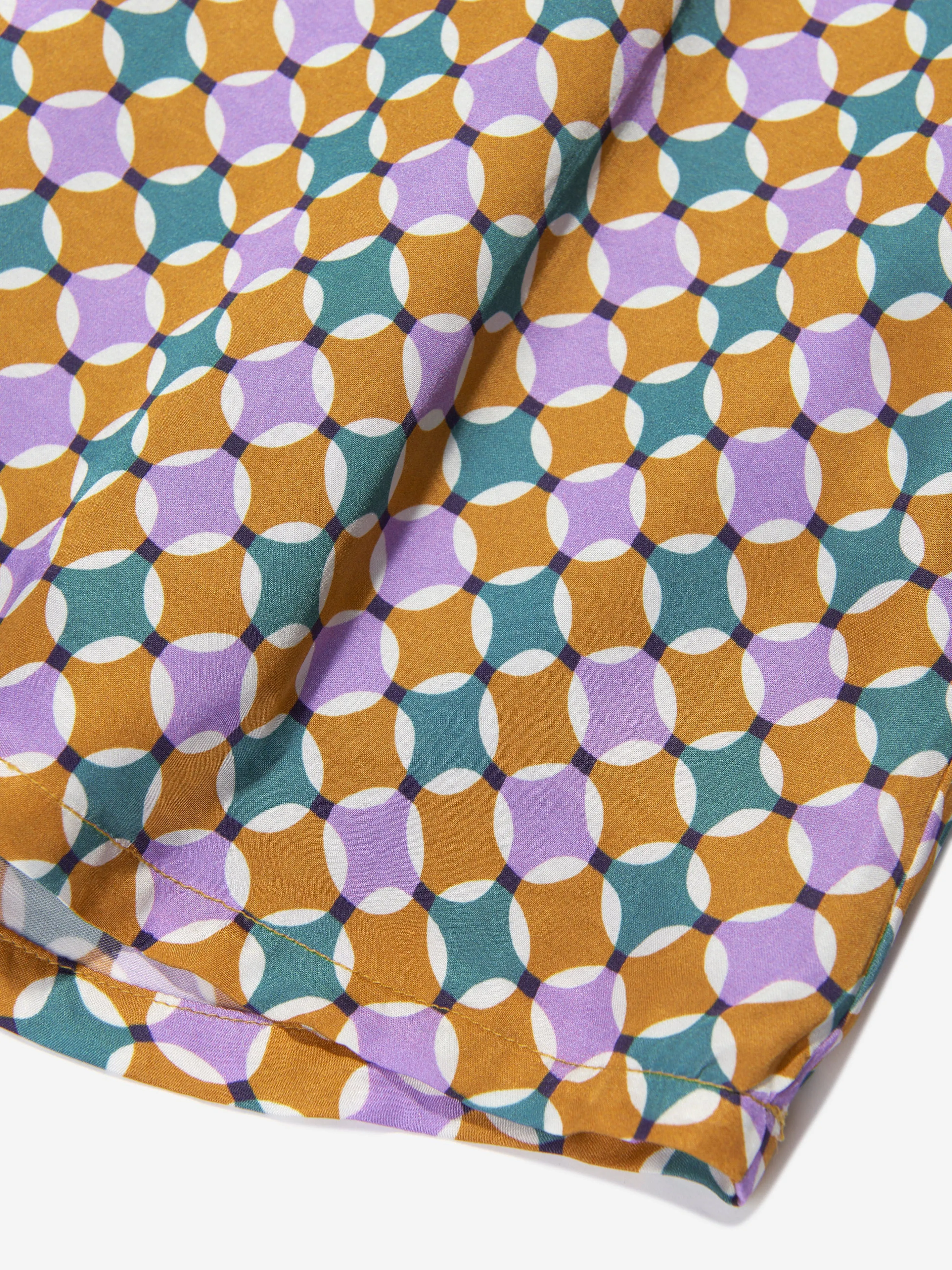 Aigner Girls Patterned Dress in Yellow
