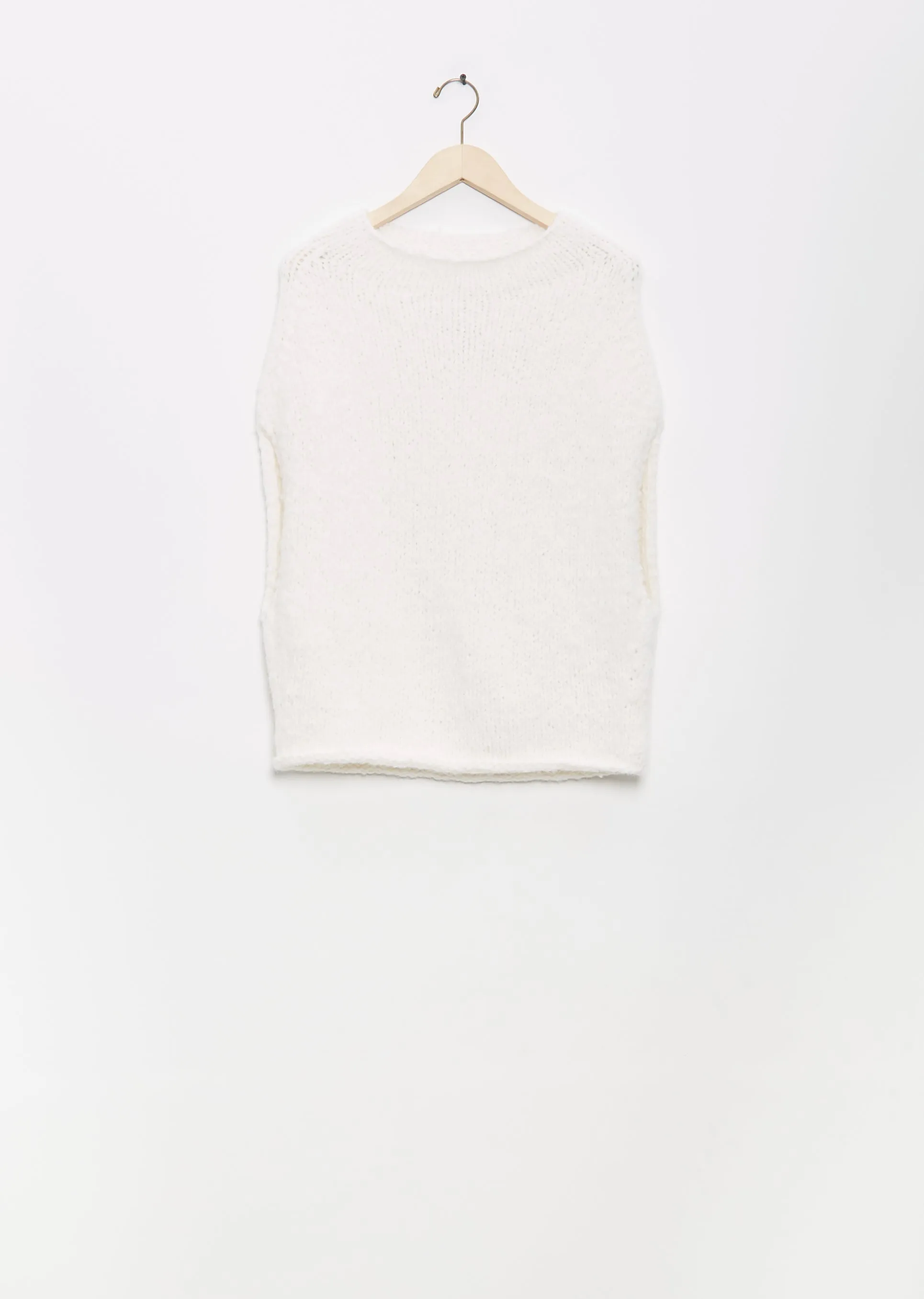 Alpaca Merino Wool Handknit Shoulder Shell