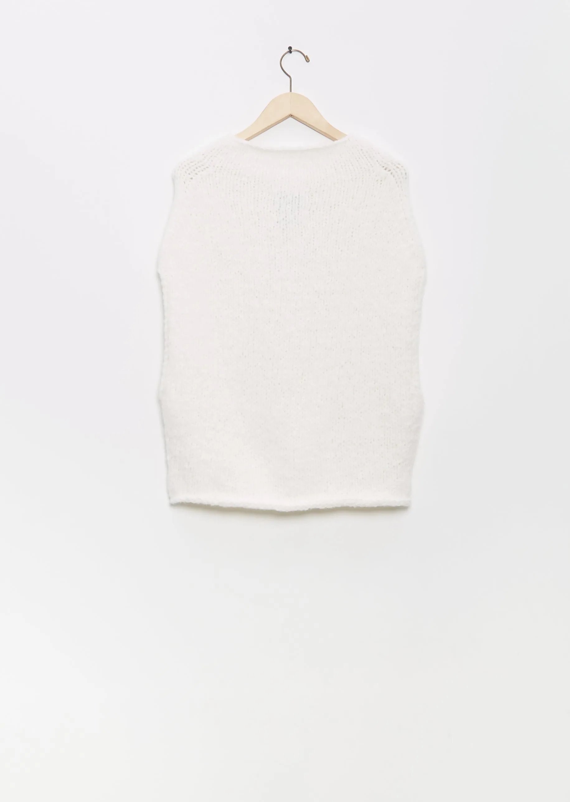 Alpaca Merino Wool Handknit Shoulder Shell