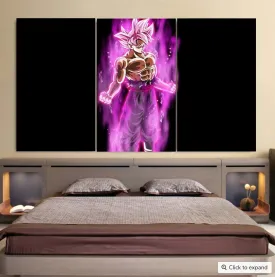 Awesome Goku Black Dragon Ball Z Kids Cool 3pc Canvas