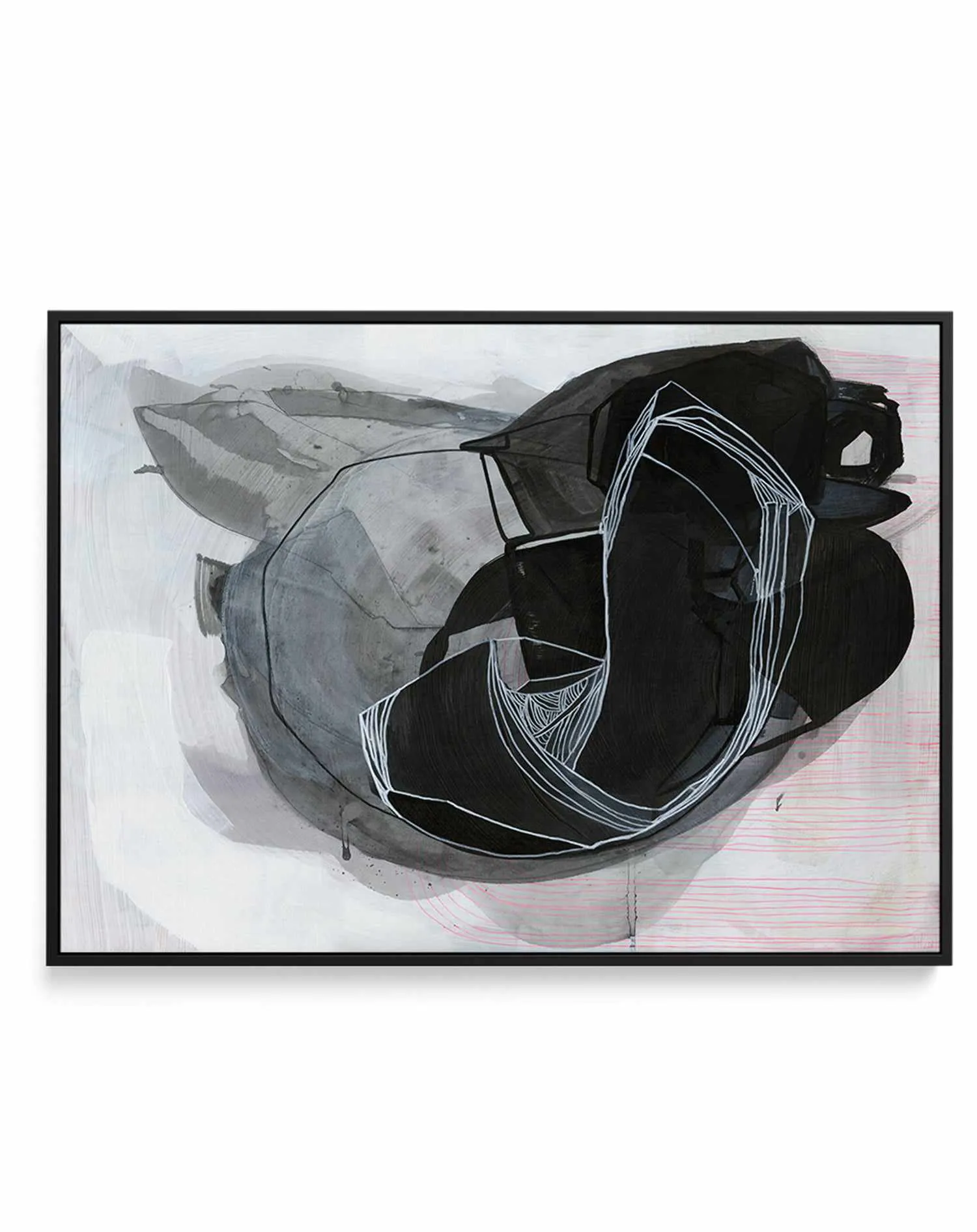 Azure Nights by Kirsta Benedetti | Framed Canvas Art Print