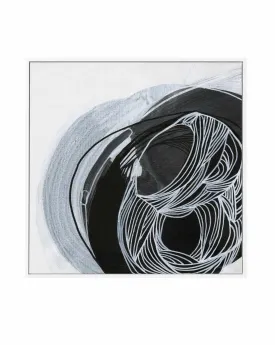 Azure Waves SQ by Kirsta Benedetti | Framed Canvas Art Print