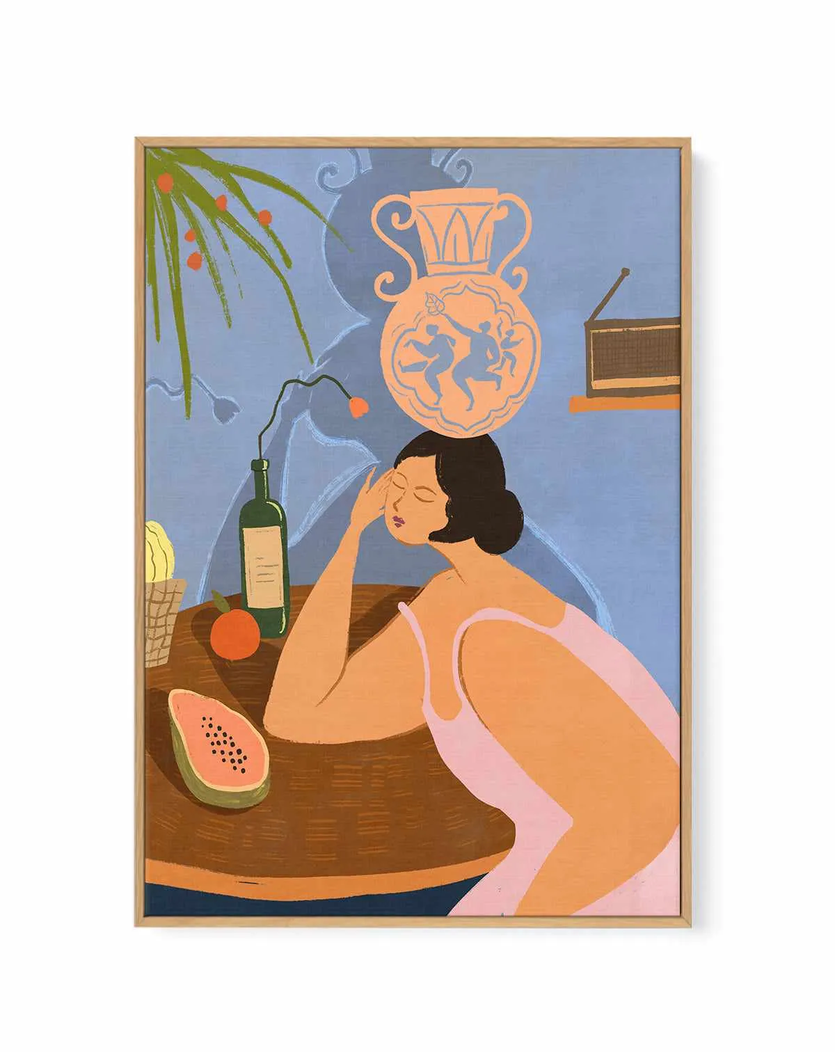 Be Still by Arty Guava | Framed Canvas Art Print