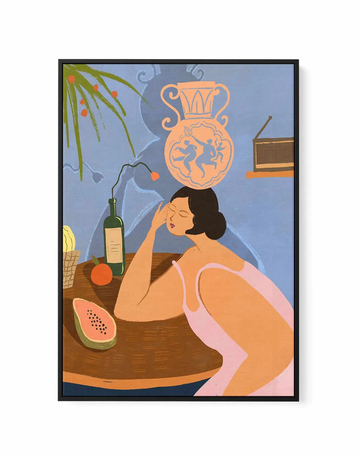 Be Still by Arty Guava | Framed Canvas Art Print