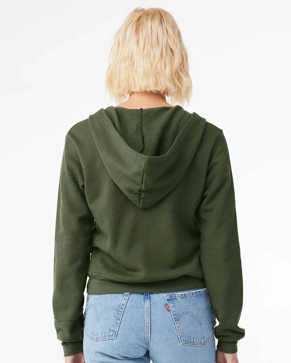 Bella   Canvas 7539 - FWD Fashion Women's Sponge Fleece Full-Zip Hoodie