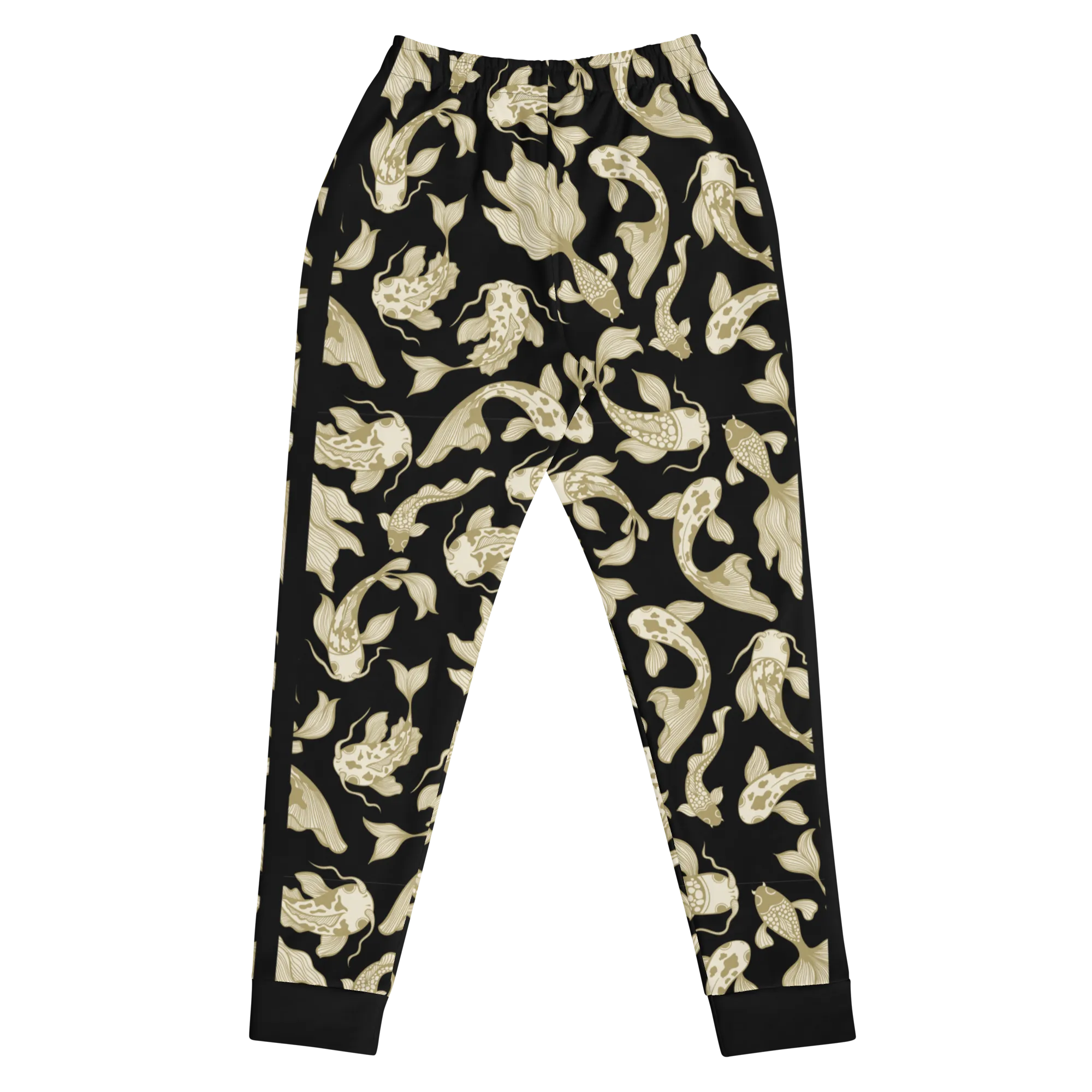 Black/Gold Koi Women's Joggers
