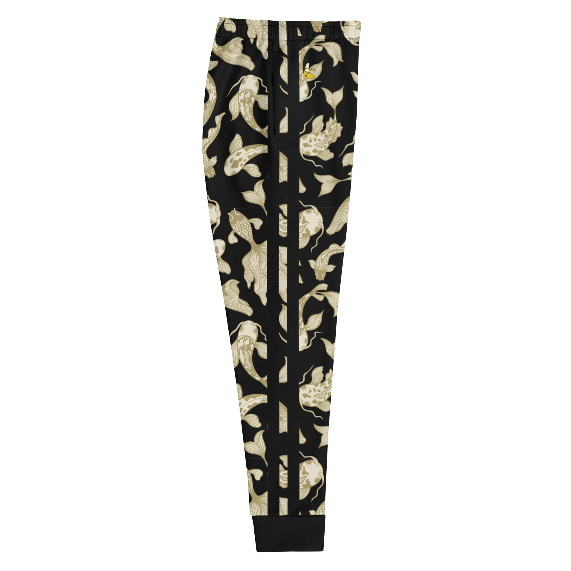 Black/Gold Koi Women's Joggers