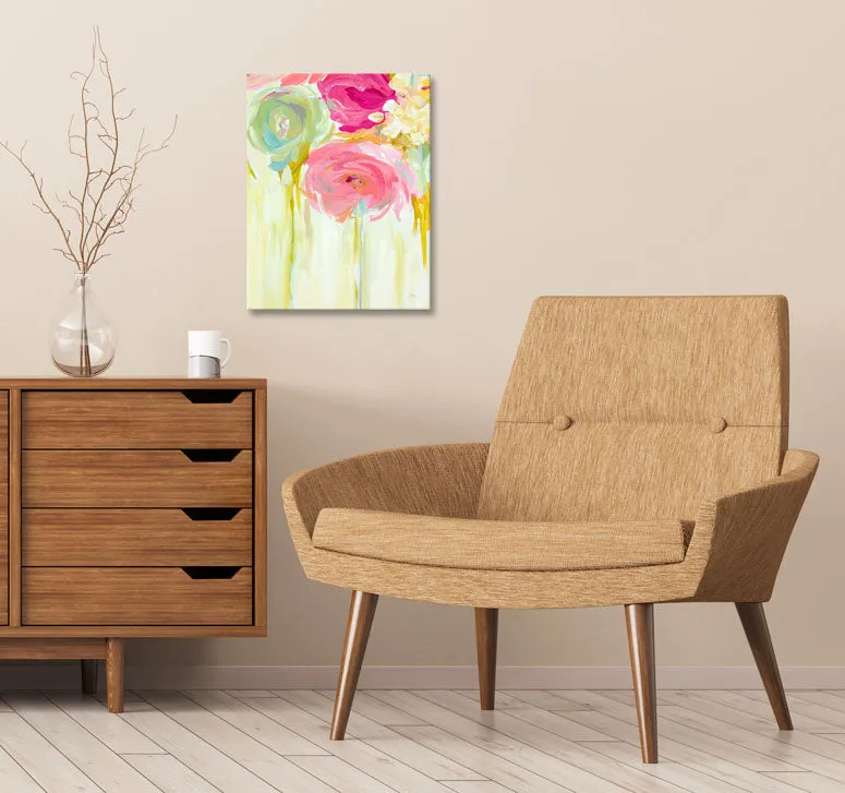 Blush Bloom Canvas Wall Art