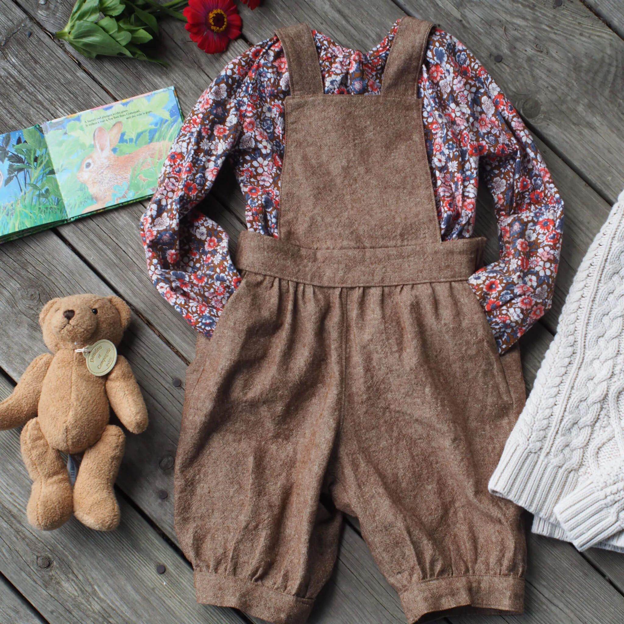 BUNDLE Pixie Essentials   Expansion Pack Sewing Patterns - Child ~ Shorts, Pants, Culottes, Romper   Suspenders