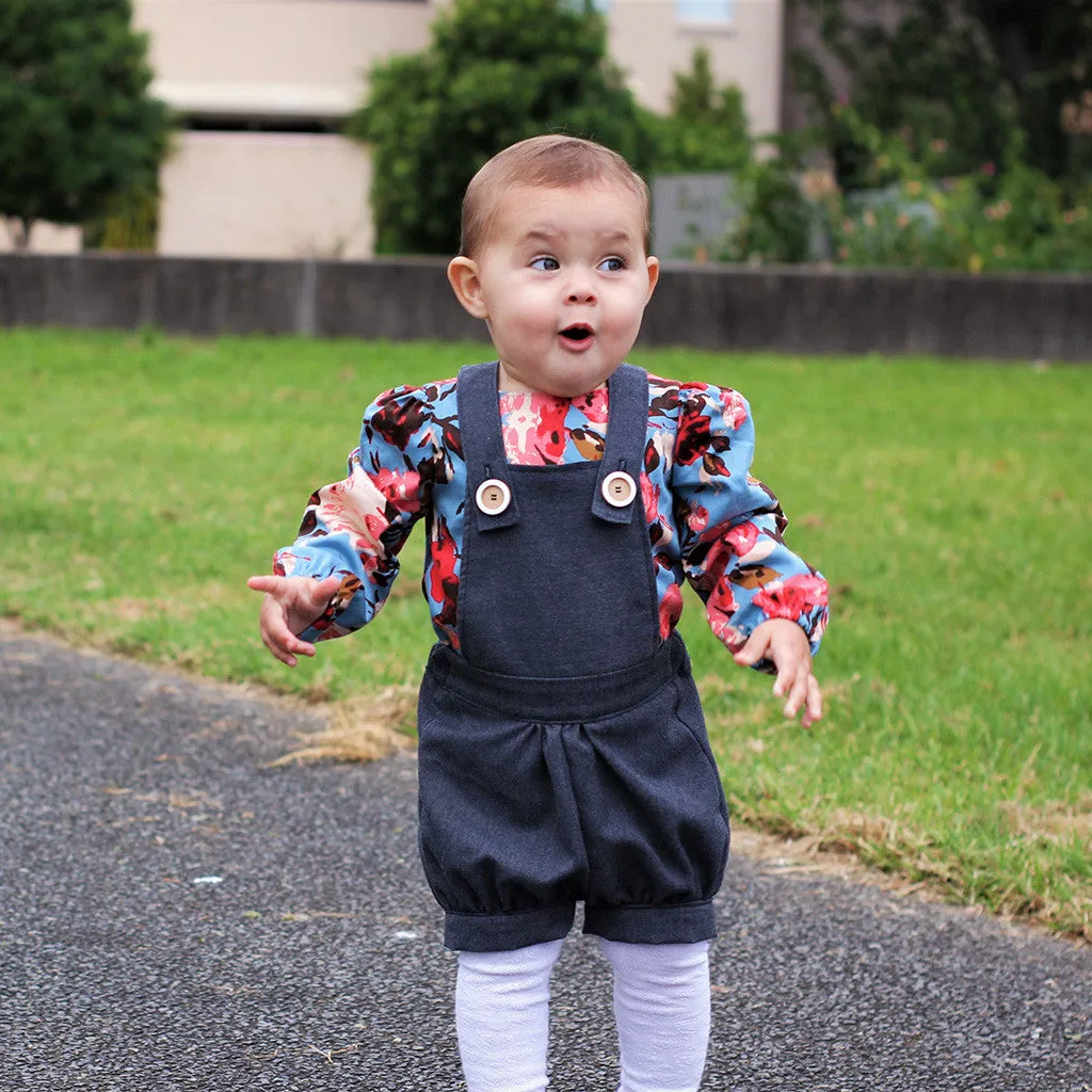 BUNDLE Pixie Essentials   Expansion Pack Sewing Patterns - Child ~ Shorts, Pants, Culottes, Romper   Suspenders