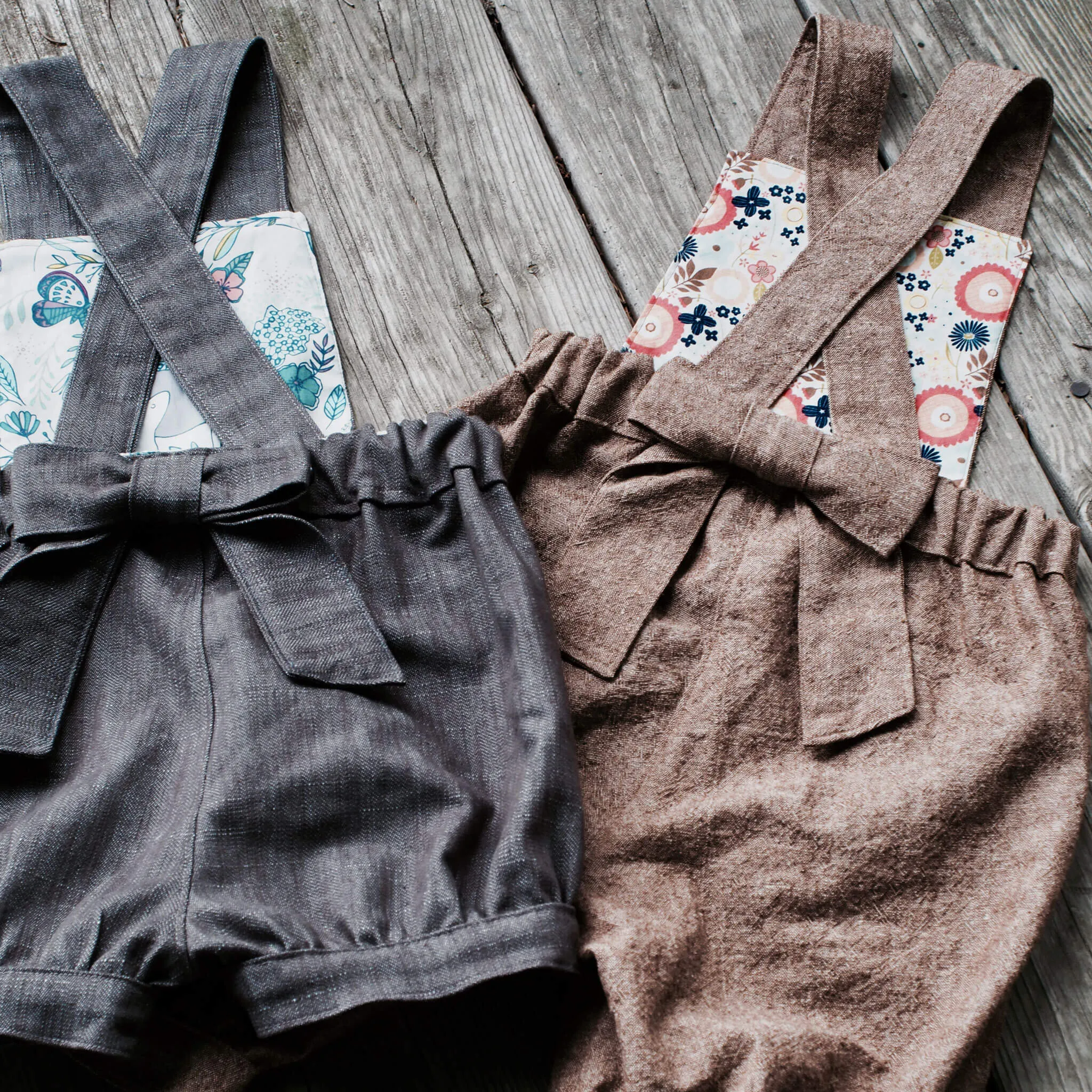 BUNDLE Pixie Essentials   Expansion Pack Sewing Patterns - Child ~ Shorts, Pants, Culottes, Romper   Suspenders