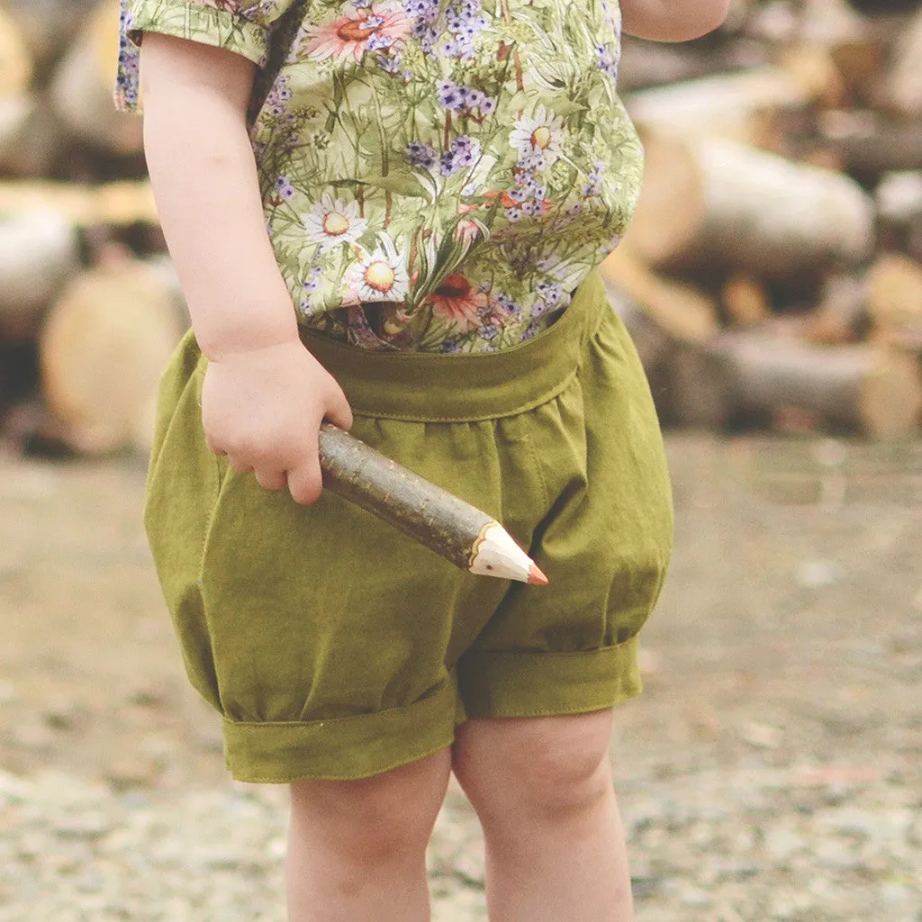 BUNDLE Pixie Essentials   Expansion Pack Sewing Patterns - Child ~ Shorts, Pants, Culottes, Romper   Suspenders