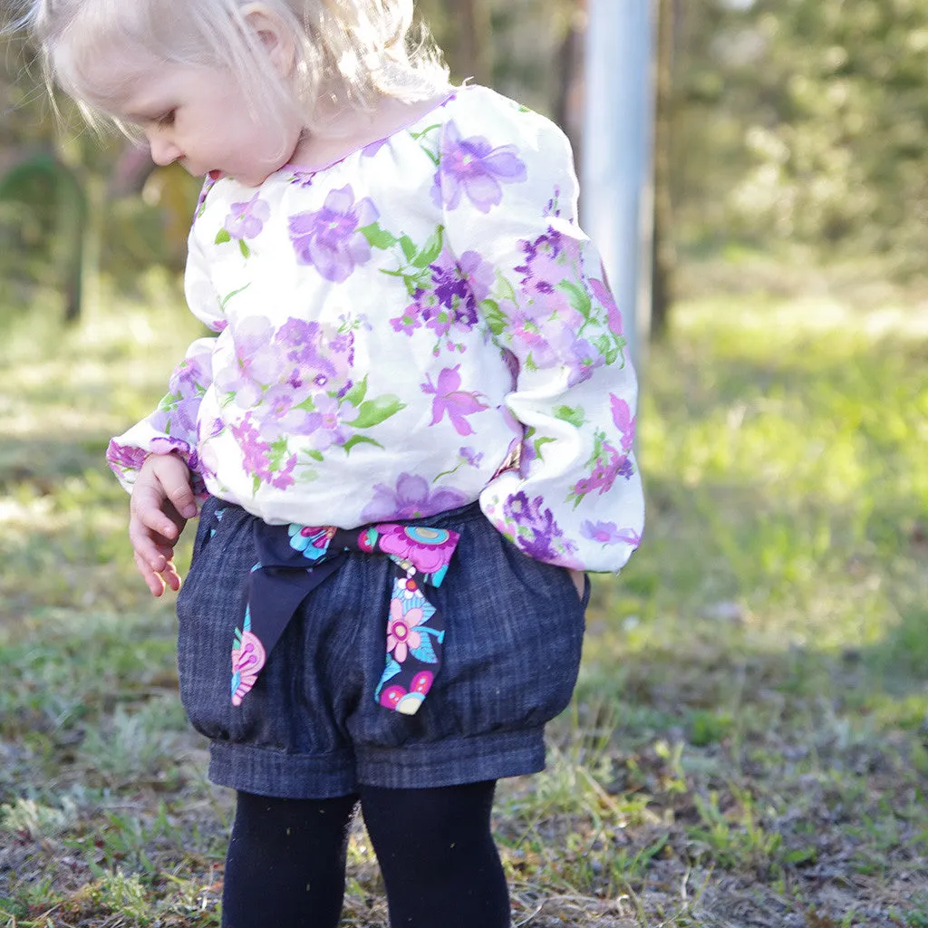 BUNDLE Pixie Essentials   Expansion Pack Sewing Patterns - Child ~ Shorts, Pants, Culottes, Romper   Suspenders