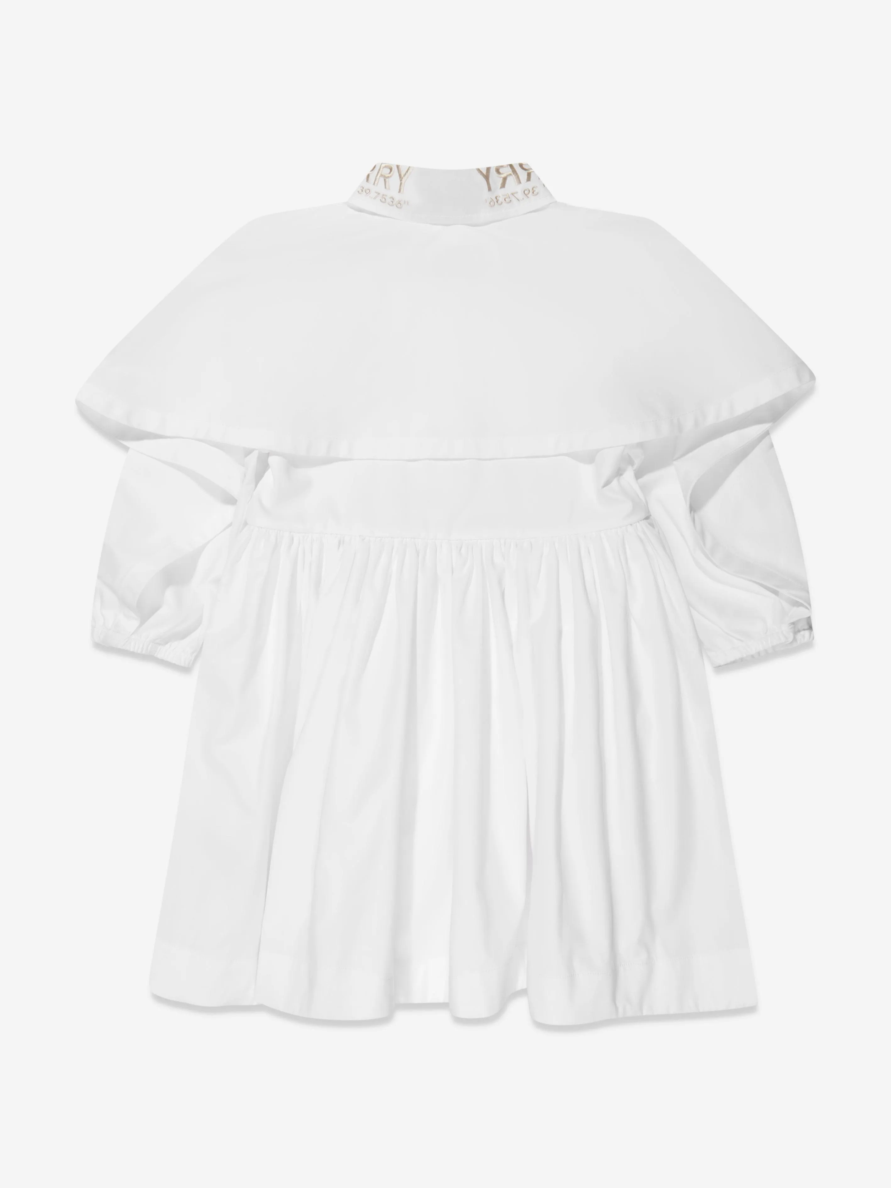 Burberry Girls Lyria Shirt Dress in White