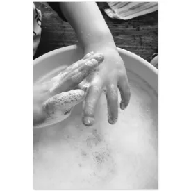 Canvas Mini - "Sudsy Little Hands"