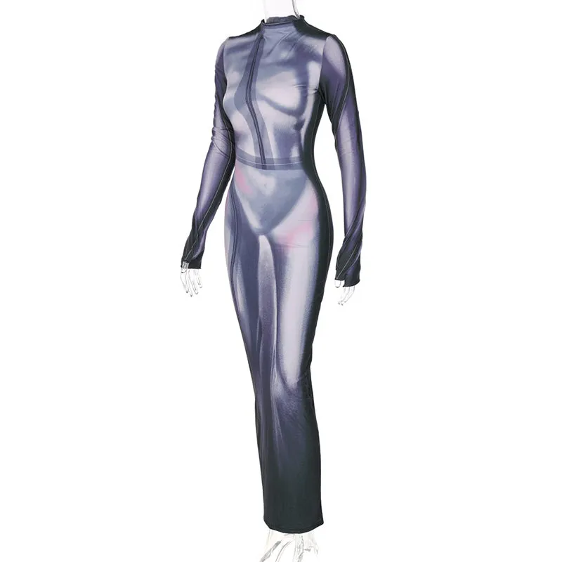 Carlie Bodycon Maxi Dress