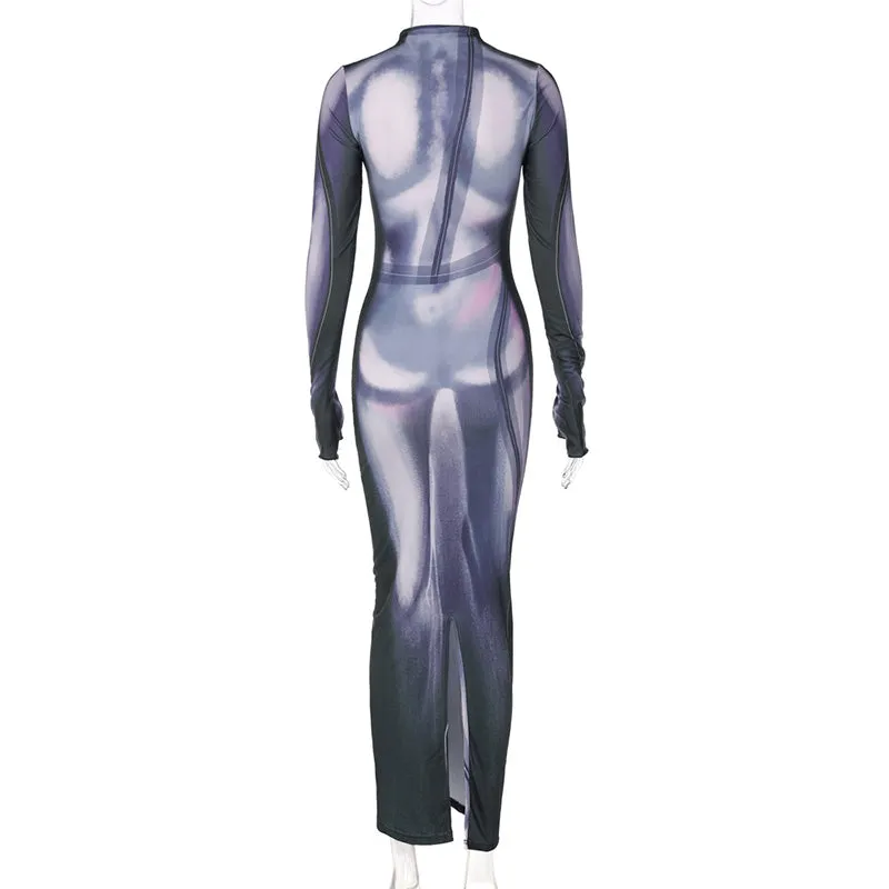 Carlie Bodycon Maxi Dress