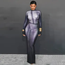 Carlie Bodycon Maxi Dress