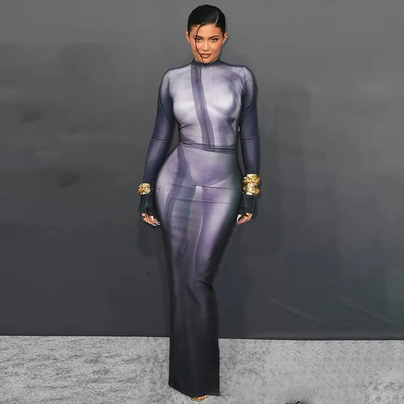 Carlie Bodycon Maxi Dress
