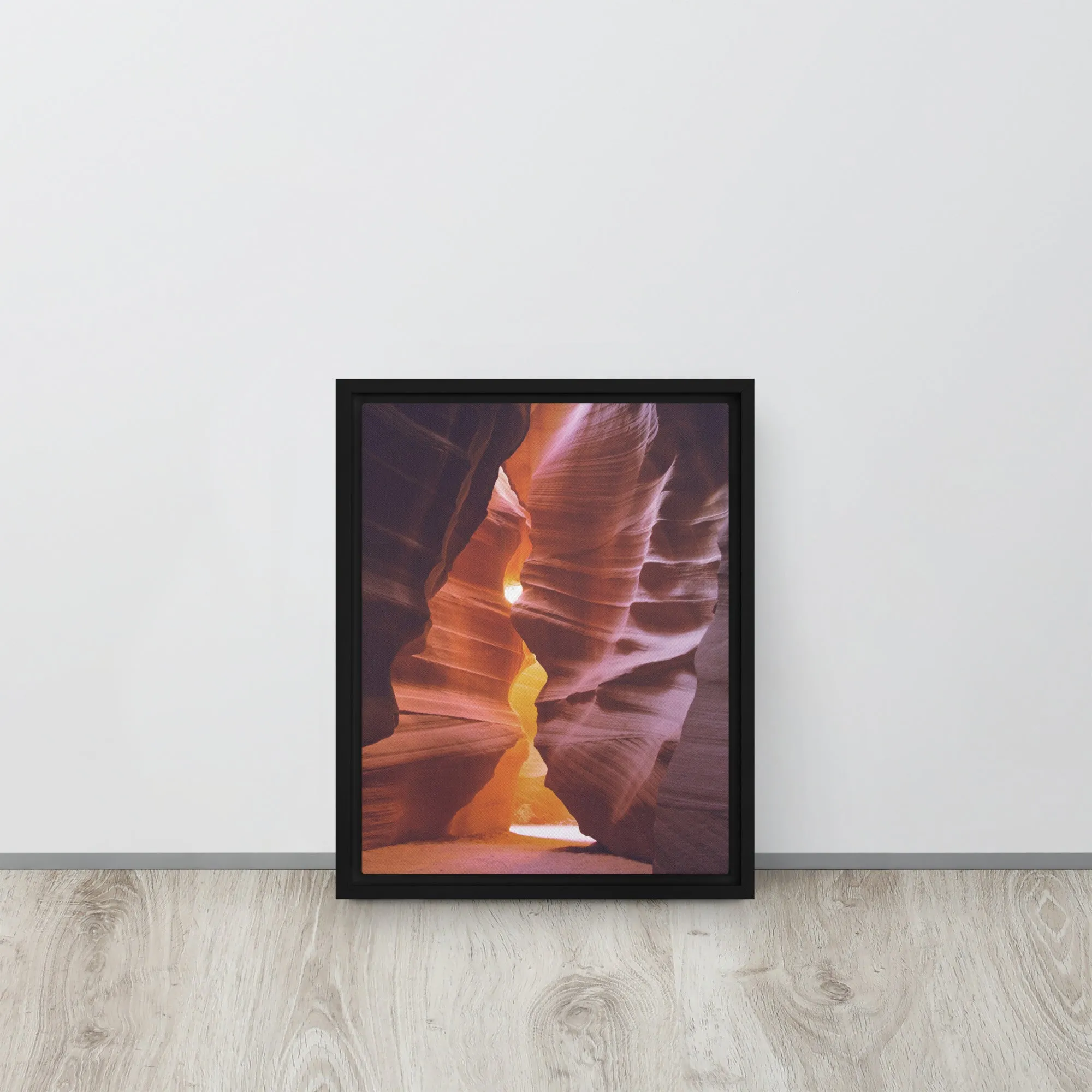 Cavern Framed Canvas Prints