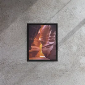 Cavern Framed Canvas Prints