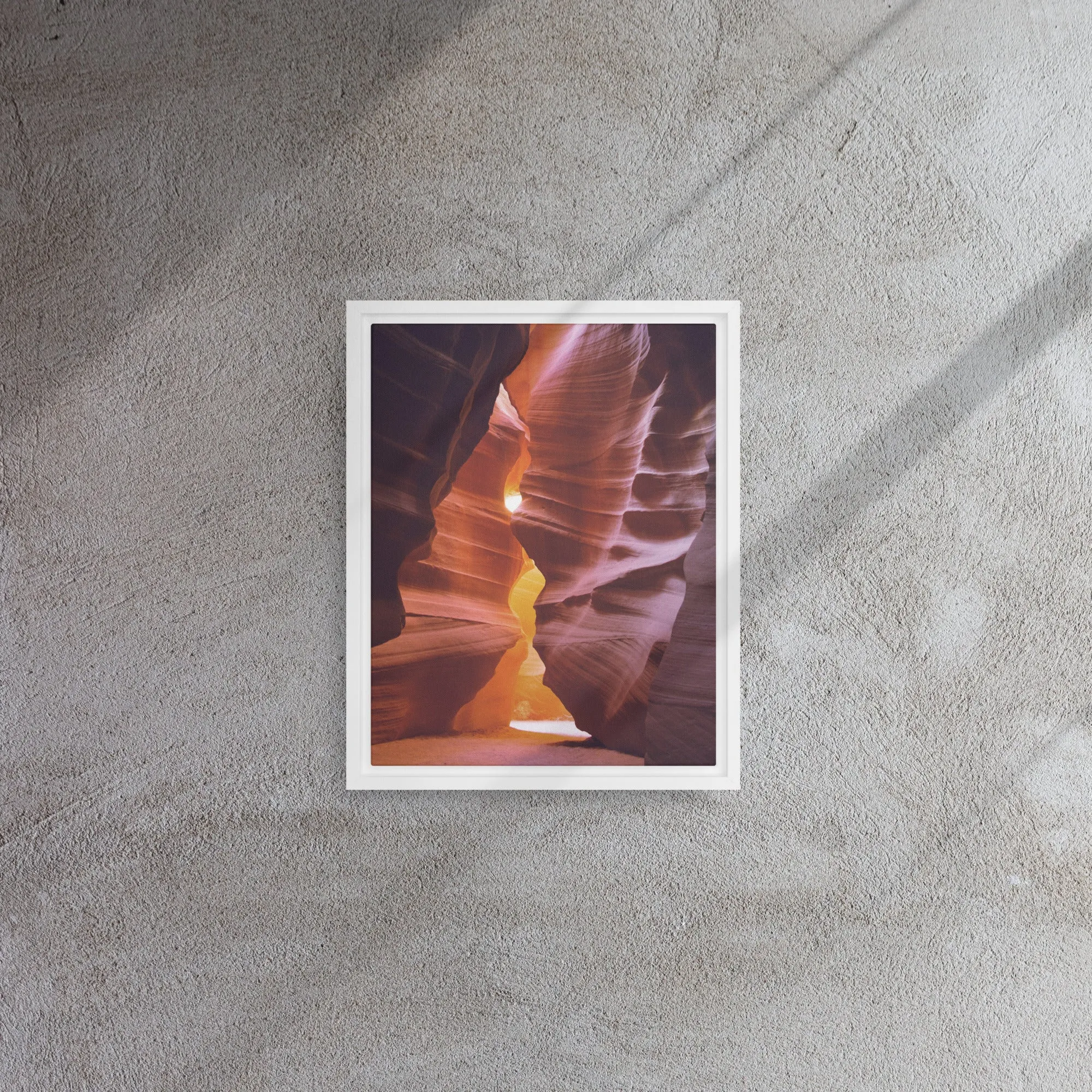 Cavern Framed Canvas Prints