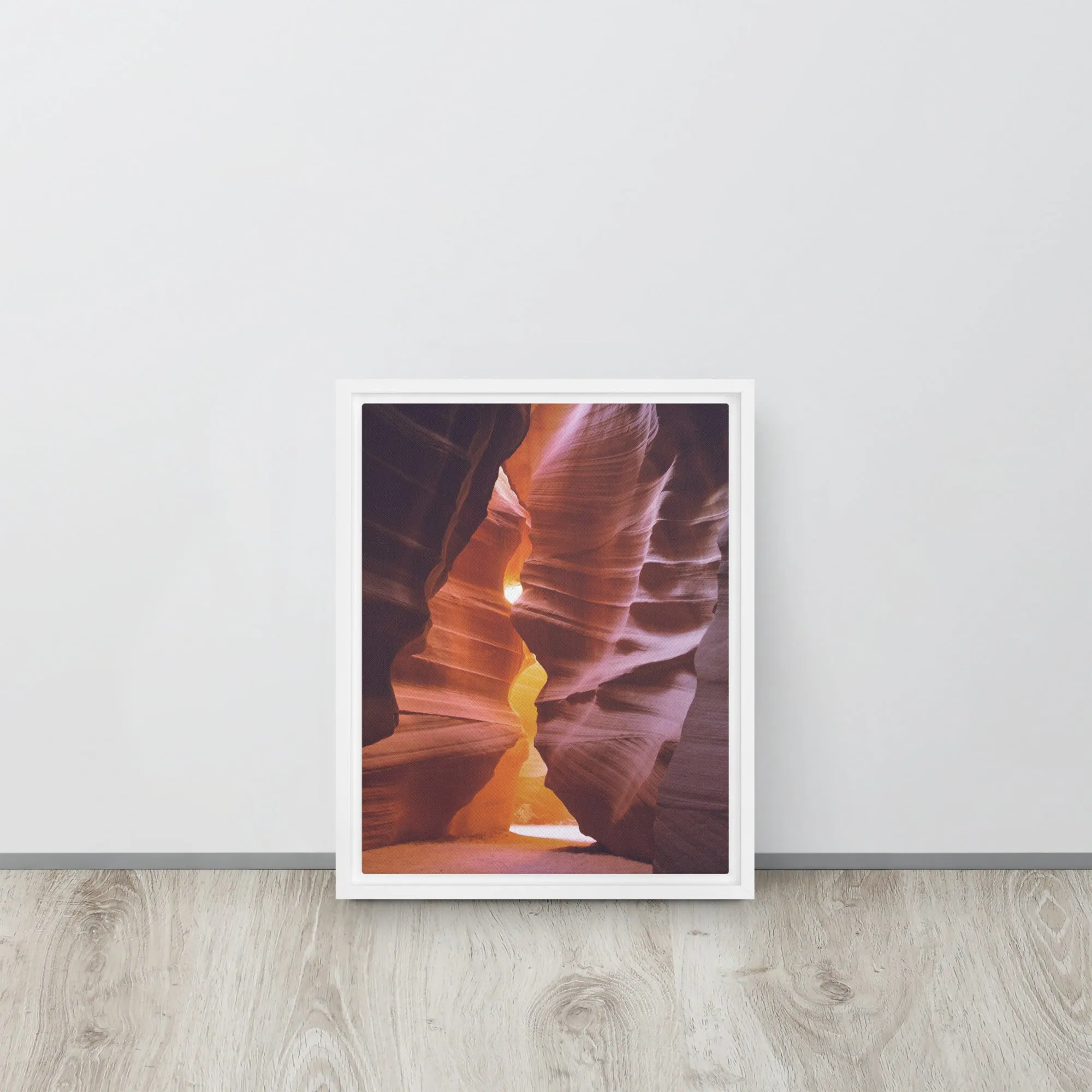 Cavern Framed Canvas Prints