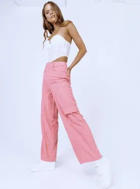 City Loop Cord Pant Pink