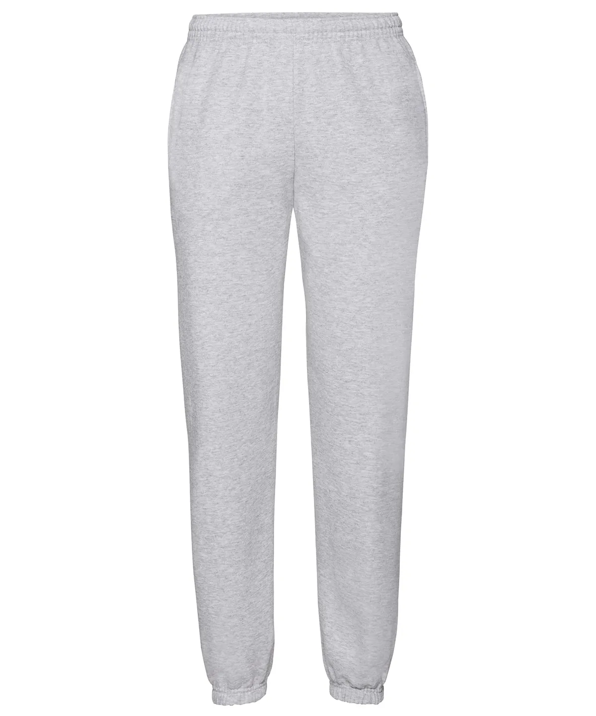 Classic 80/20 elasticated sweatpants | Heather Grey