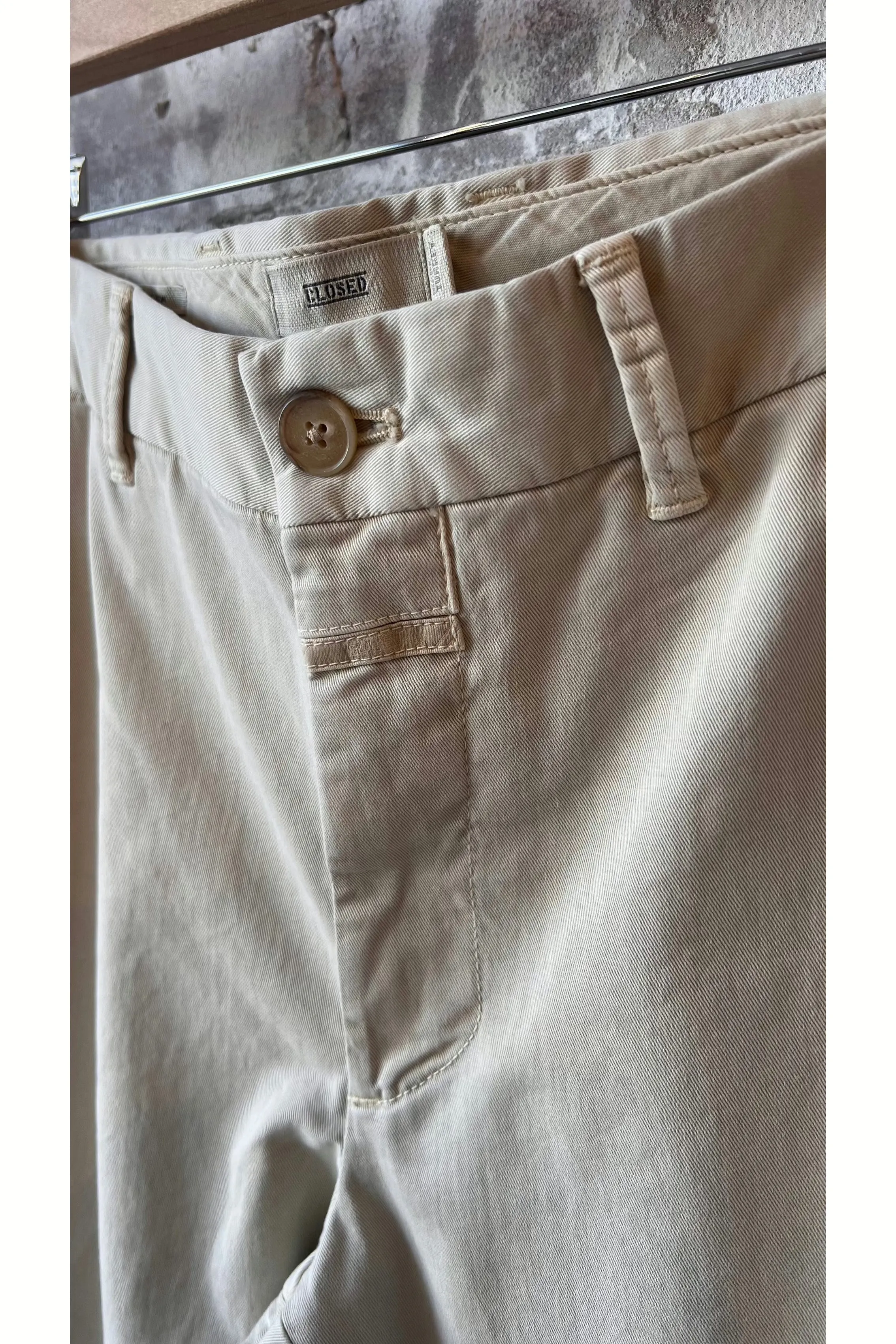 Clifton Slim Chino - Marl Stone