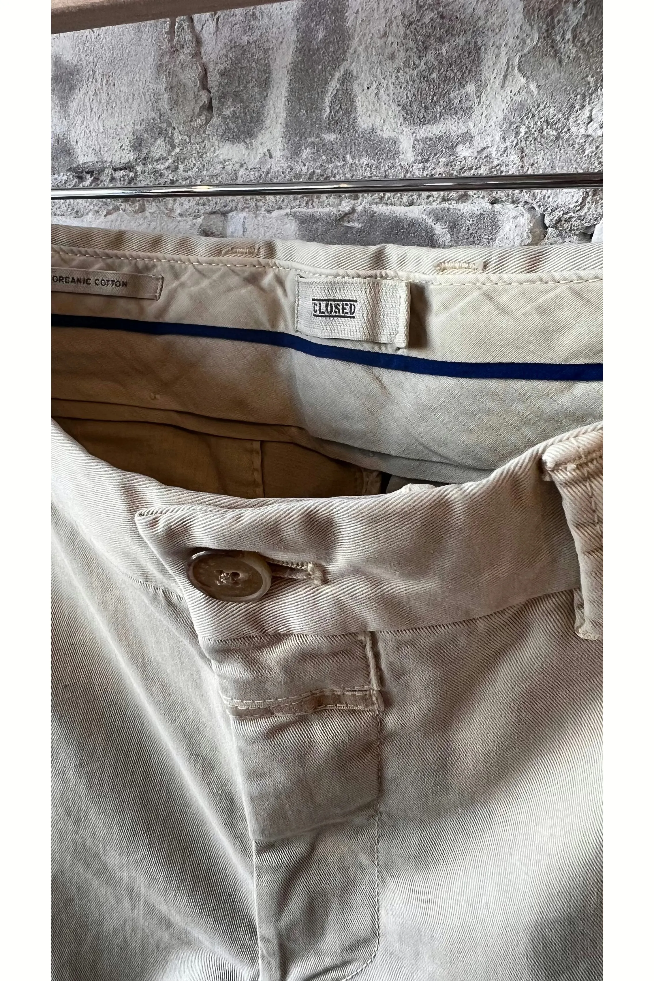 Clifton Slim Chino - Marl Stone