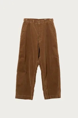 Corduroy Bell Pants - Brown