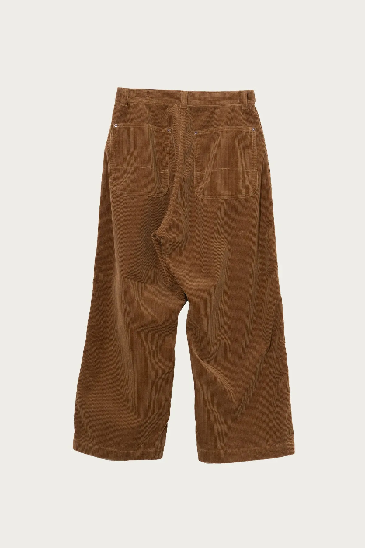 Corduroy Bell Pants - Brown
