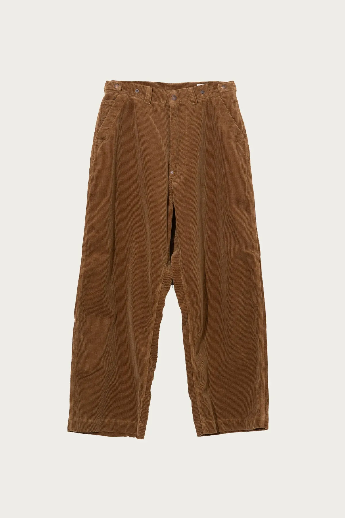 Corduroy Bell Pants - Brown