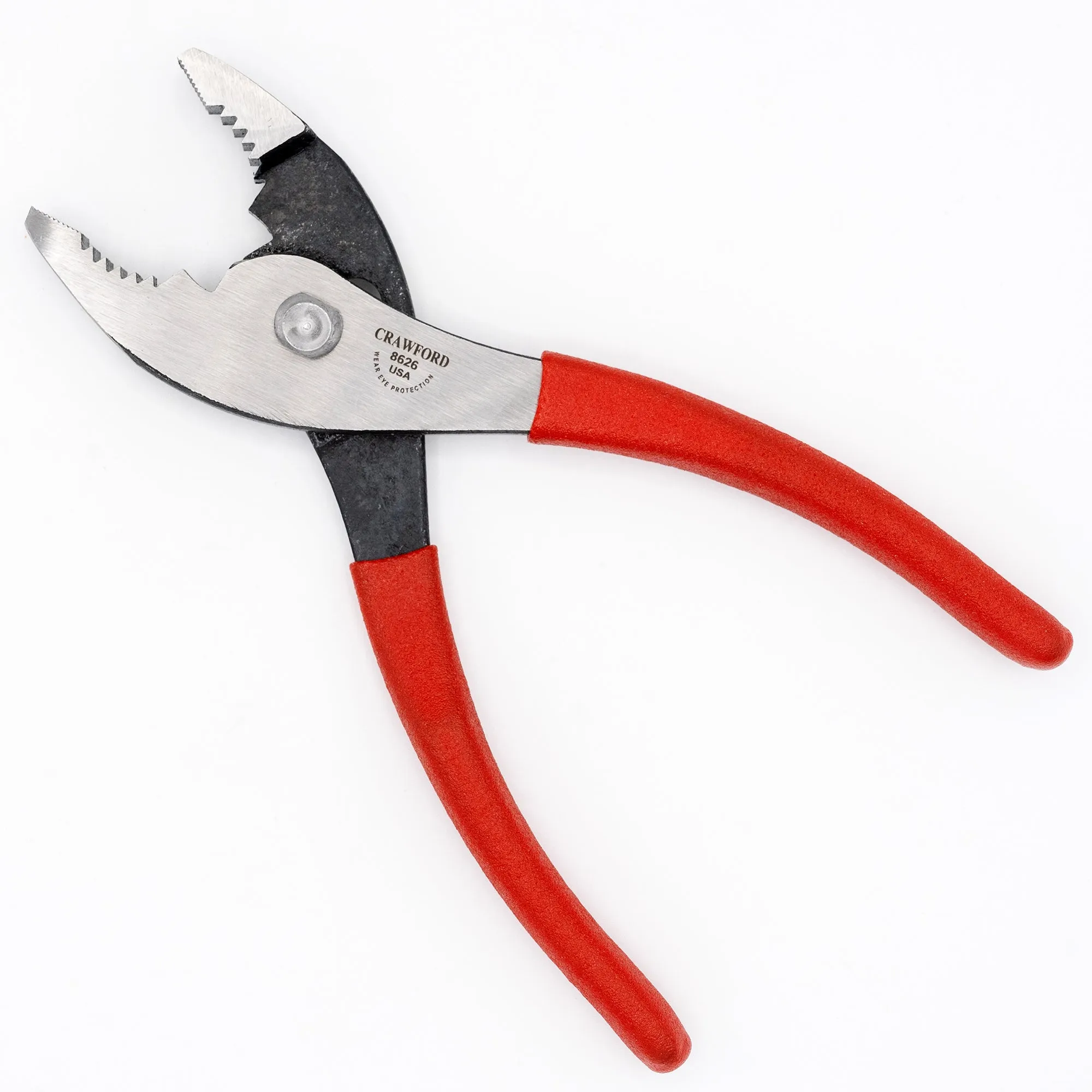 Crawford Tool 8626 Slip Joint Pliers 6-1/2" with Wire Cutting Shear