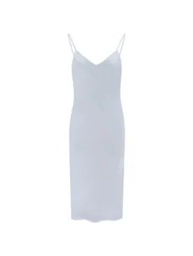 Crepe Satin Slip Dress