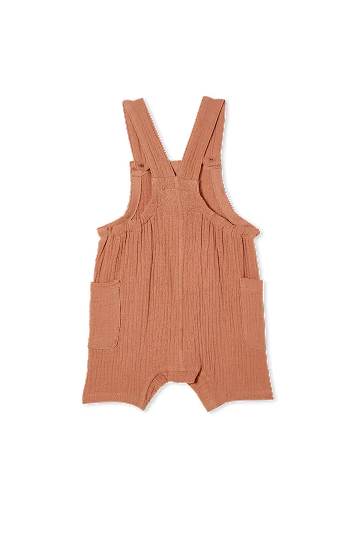 CRINKLE COTTON OVERALL