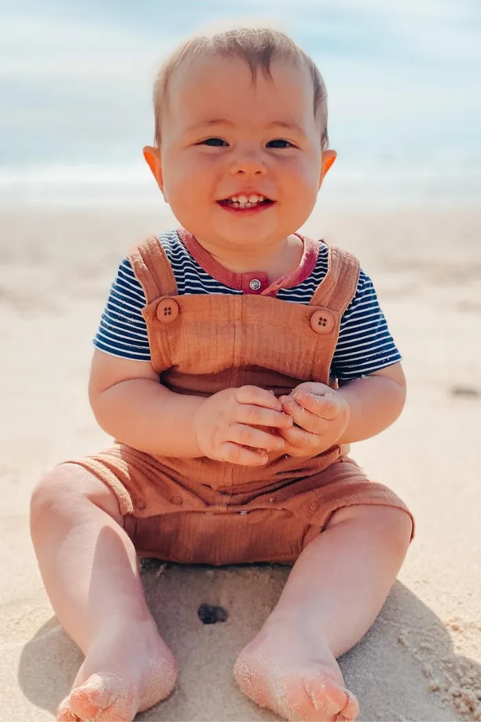 CRINKLE COTTON OVERALL