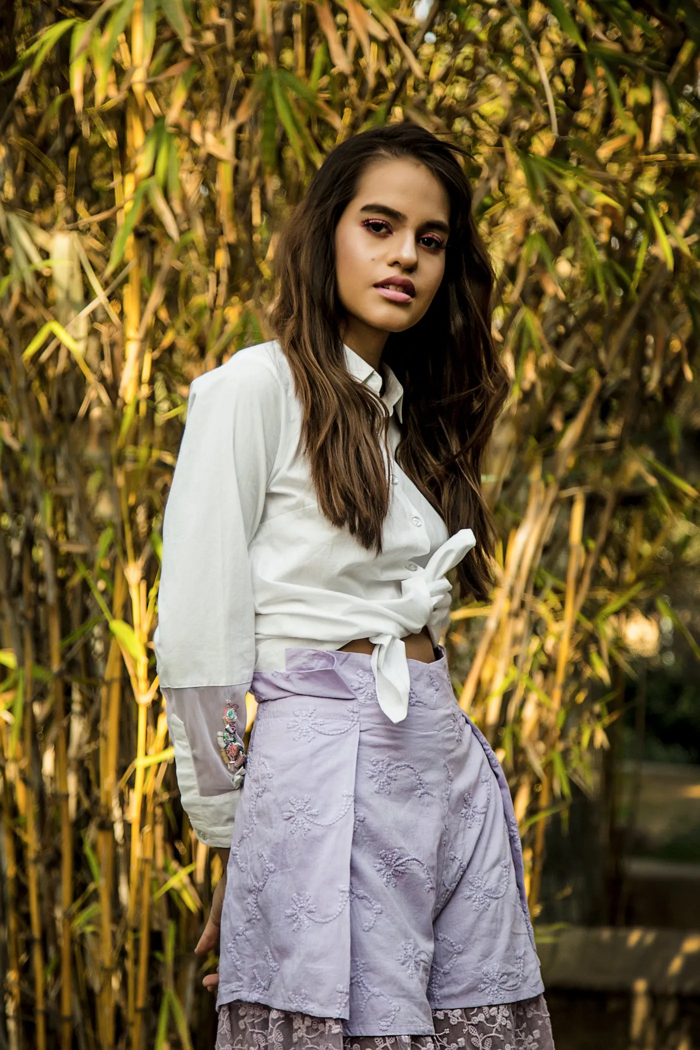 Crisp white shirt