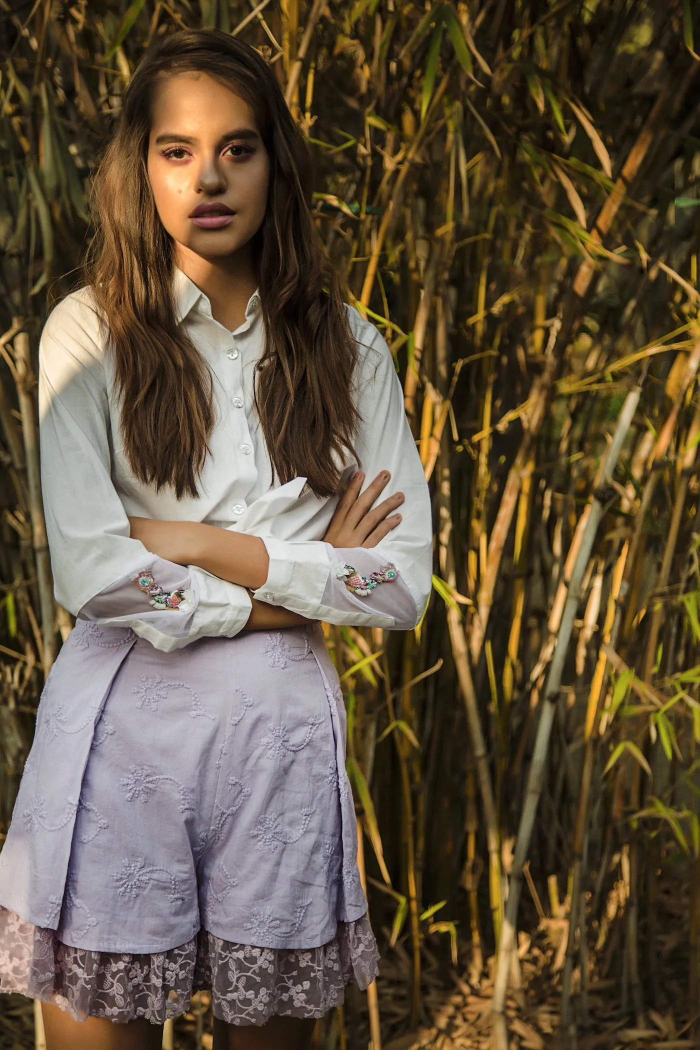 Crisp white shirt