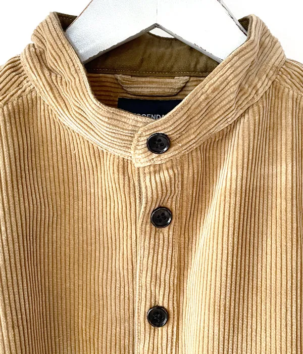 DESCENDANT/TETTY CORDUROY LS SHIRT (BEIGE)