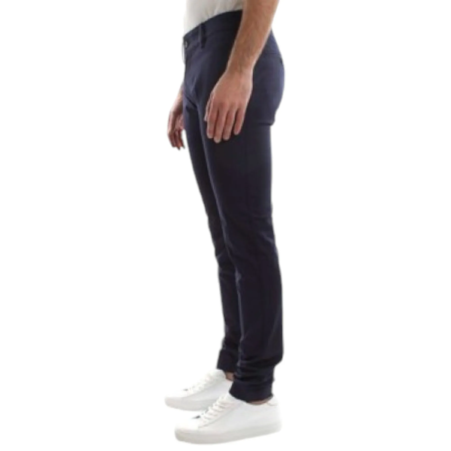 DIESEL CHI SHAPED 0CARP Mens Chino Trousers Stretch Cotton Casual Black Pants