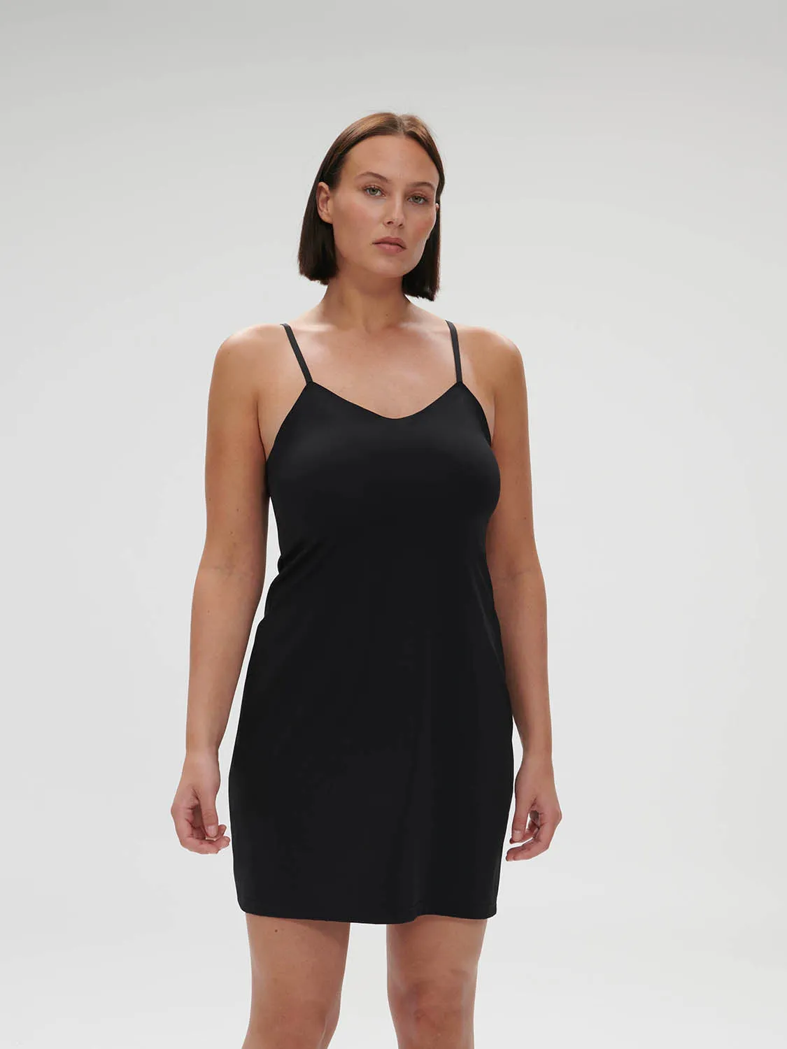Essentiel Slip Dress - Black
