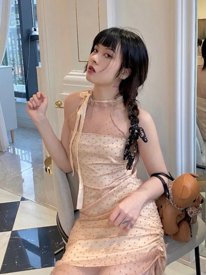 [Exclusive To PeilieeShop] Bambi Poka Mini Dress