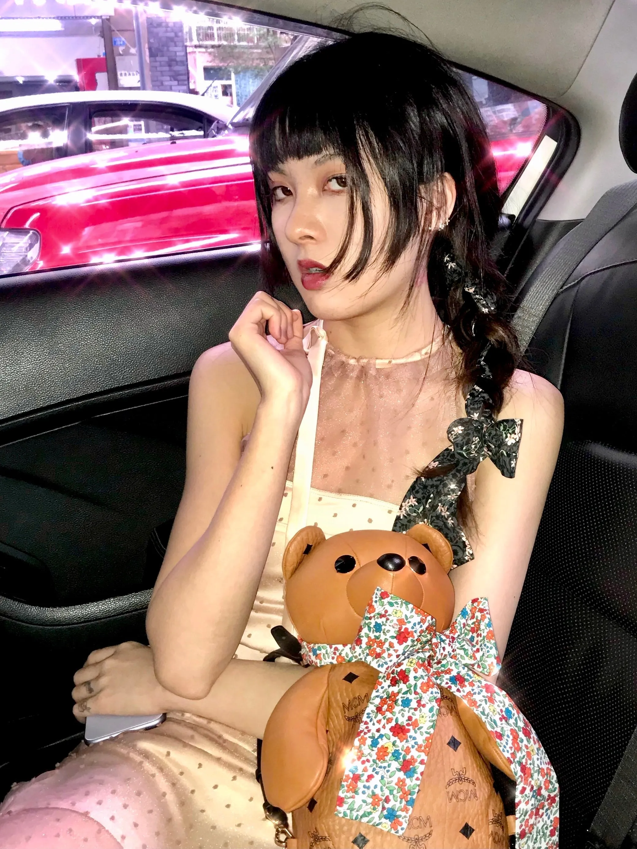 [Exclusive To PeilieeShop] Bambi Poka Mini Dress