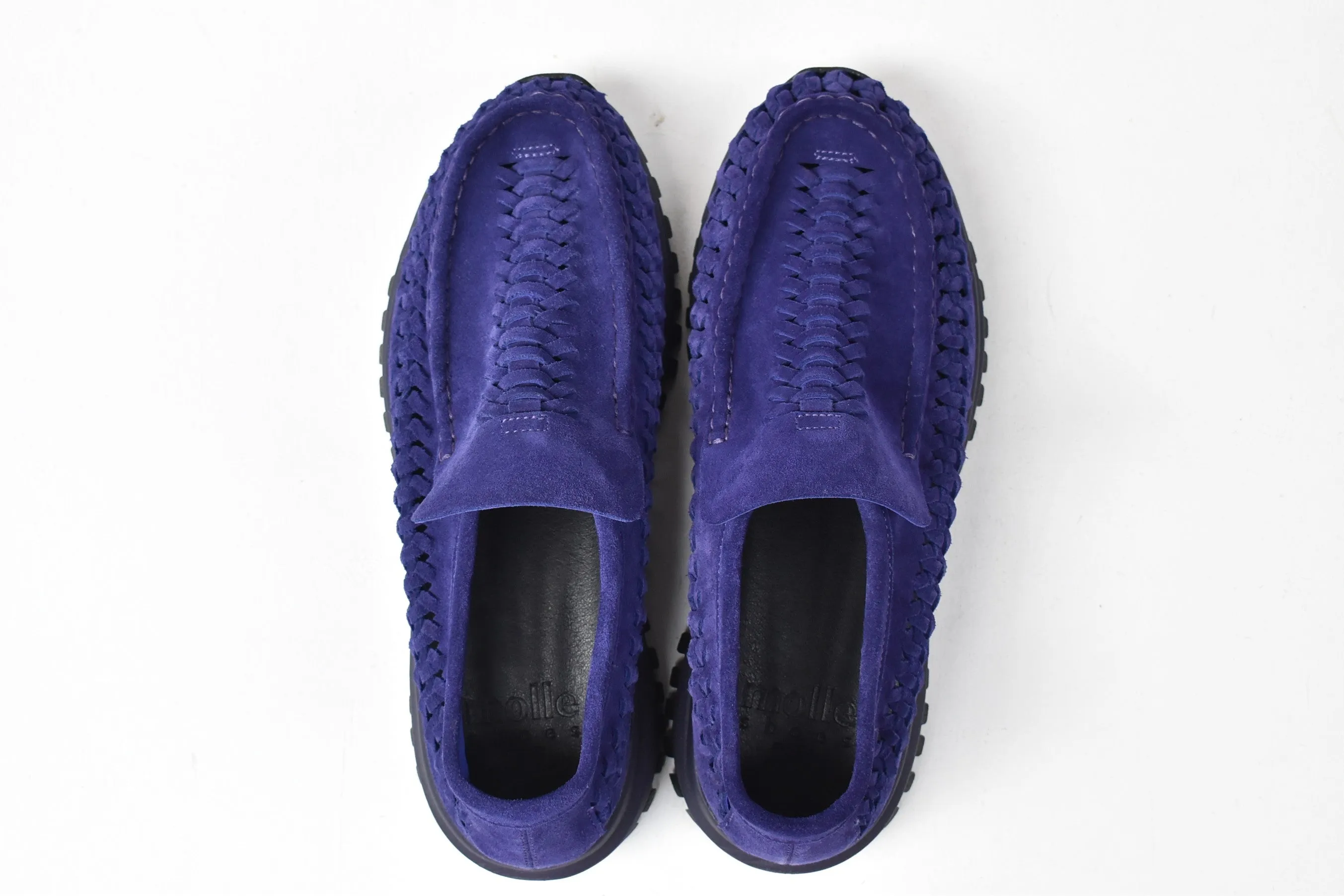 「F/CE.」nordic snow mohair knit sweater -blue-