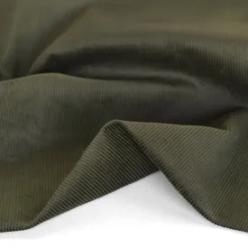 Fine Cotton Corduroy -  Military