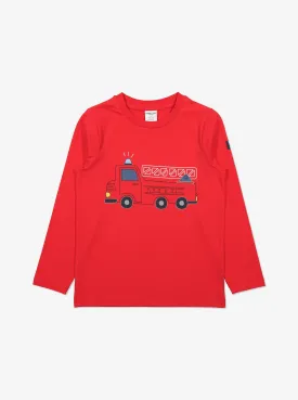 Fire Engine Kids Top